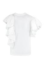 Carica l&#39;immagine nel visualizzatore di Gallery, Ruffled cotton t-shirt

