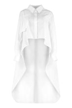 Carica l&#39;immagine nel visualizzatore di Gallery, Asymmetric cotton shirt
