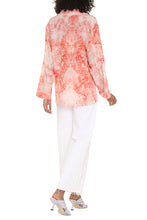 Carica l&#39;immagine nel visualizzatore di Gallery, Printed silk pajama blouse
