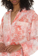 Carica l&#39;immagine nel visualizzatore di Gallery, Printed silk pajama blouse
