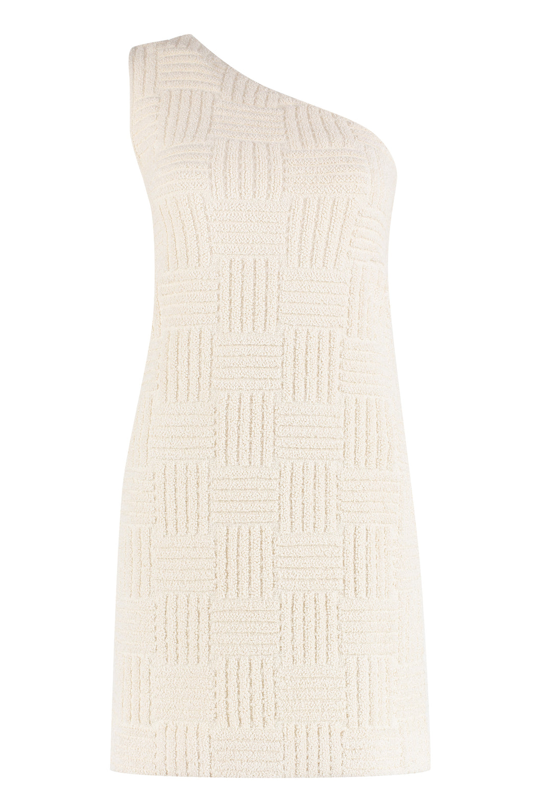 Jacquard knit mini-dress
