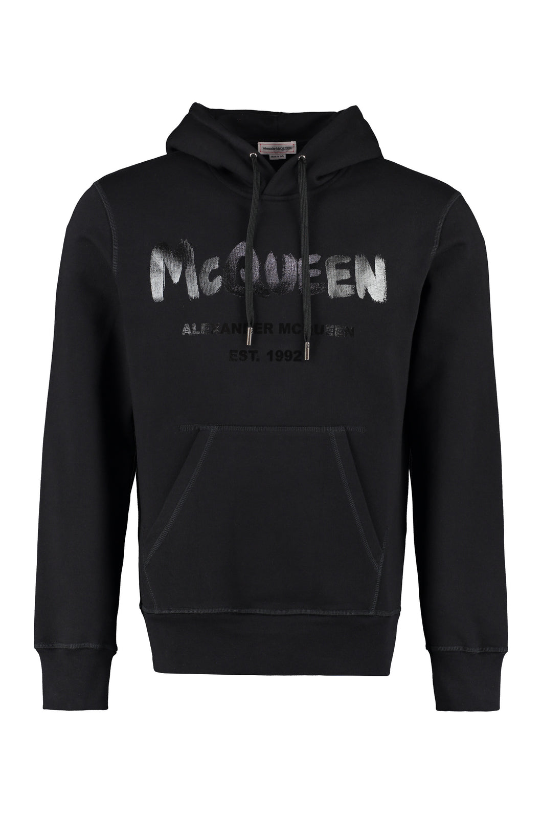 Logo cotton hoodie