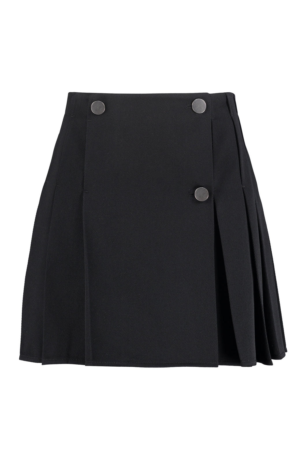 Pleated mini skirt