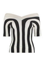 Carica l&#39;immagine nel visualizzatore di Gallery, Striped knit top
