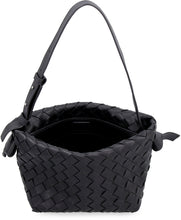 Load image into Gallery viewer, Tie leather shoulder bag
