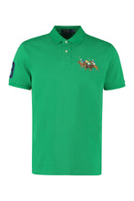 Carica l&#39;immagine nel visualizzatore di Gallery, Embroidered cotton-piqué polo shirt
