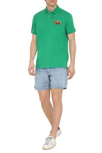 Carica l&#39;immagine nel visualizzatore di Gallery, Embroidered cotton-piqué polo shirt
