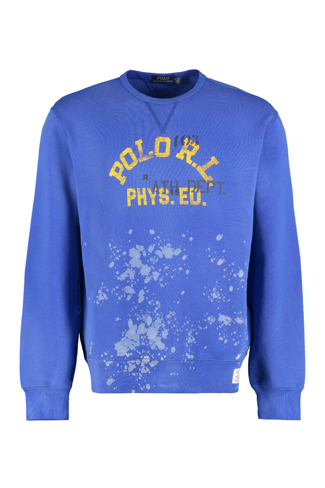 Printed crew-neck sweatshirt