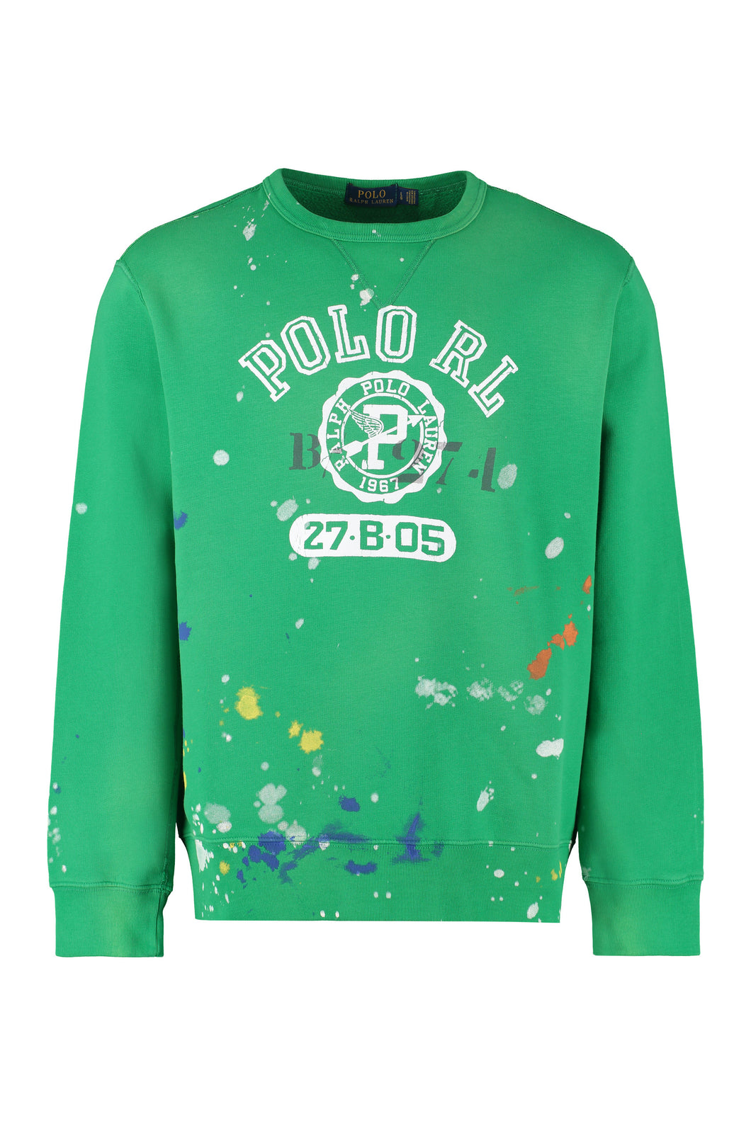 Cotton crew-neck sweatshirt