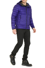 Carica l&#39;immagine nel visualizzatore di Gallery, Hooded full-zip down jacket
