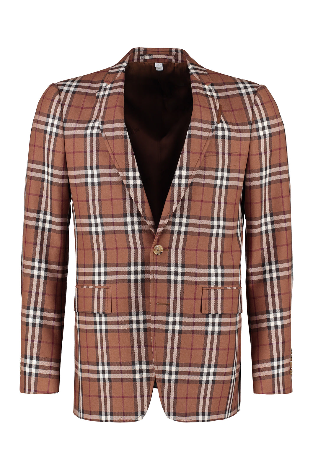 Single-breasted virgin wool jacket
