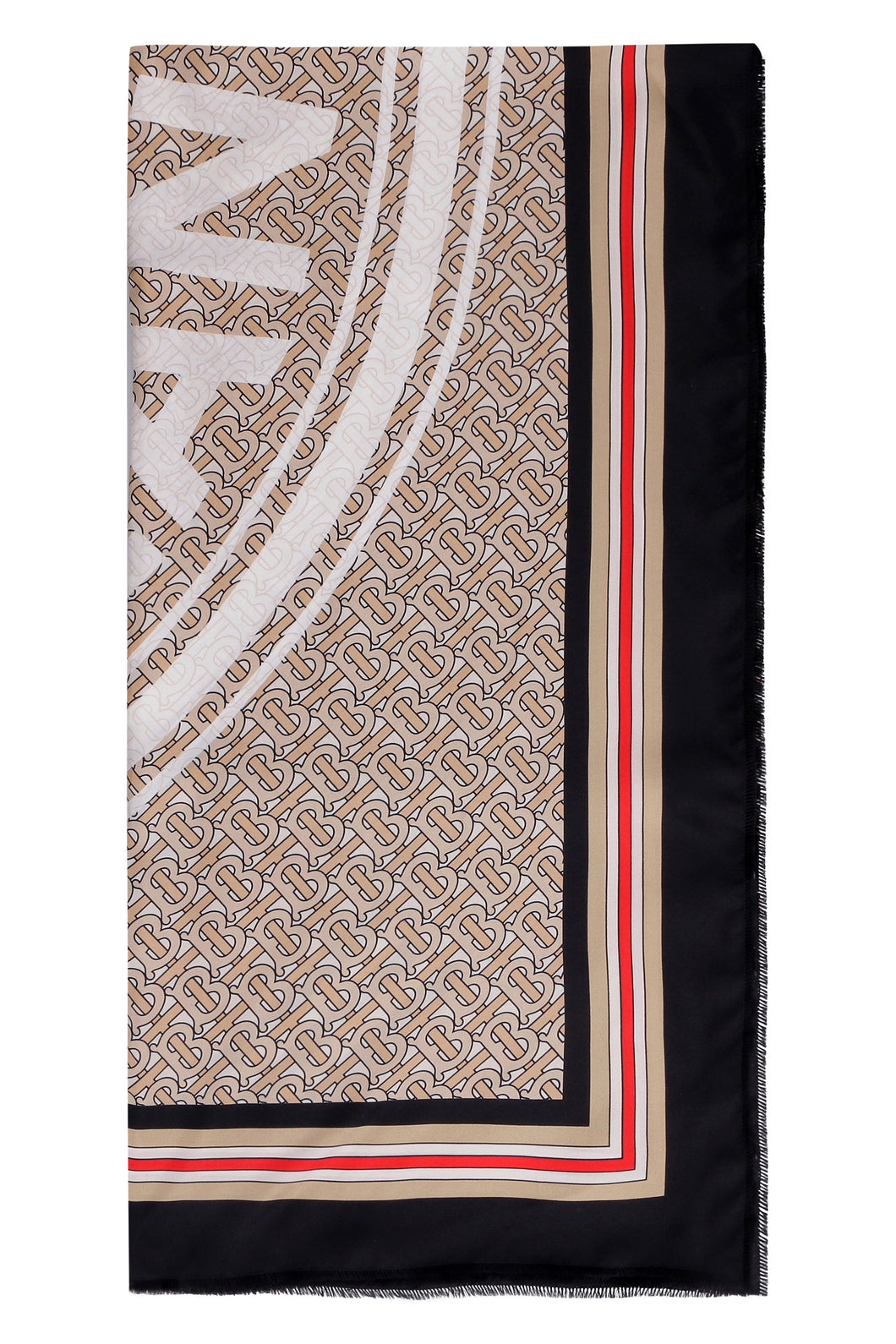 Multicolor silk scarf