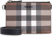 Load image into Gallery viewer, Messenger bag with check motif
