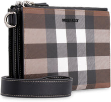 Load image into Gallery viewer, Messenger bag with check motif
