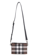 Load image into Gallery viewer, Messenger bag with check motif
