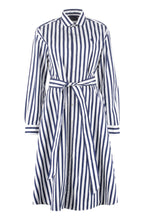 Carica l&#39;immagine nel visualizzatore di Gallery, Striped cotton shirtdress
