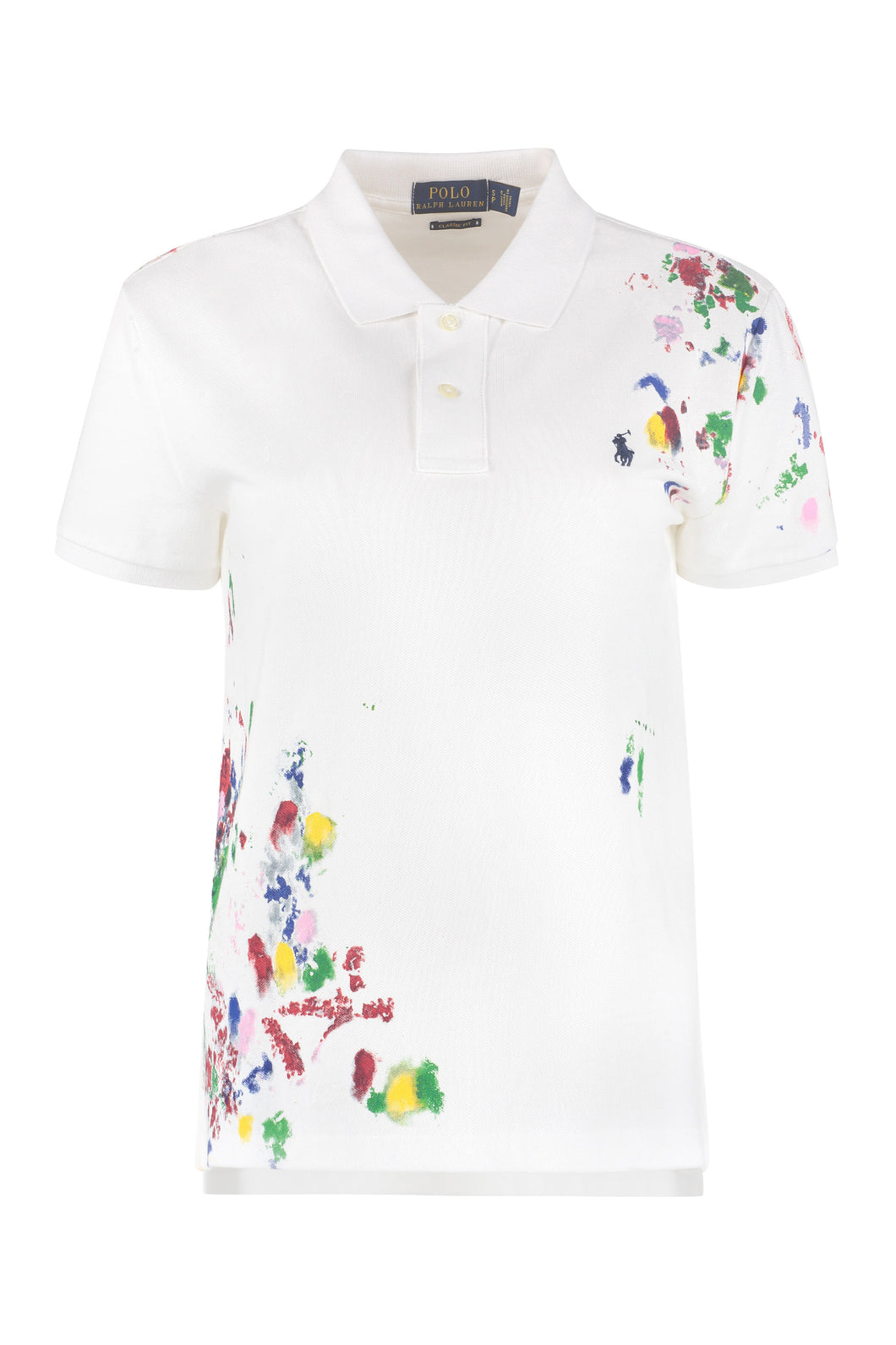 Cotton piqué polo shirt