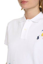 Carica l&#39;immagine nel visualizzatore di Gallery, Cotton piqué polo shirt
