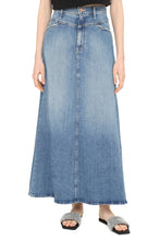 Load image into Gallery viewer, Yoke Front Circle denim skirt
