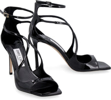 Load image into Gallery viewer, Azia patent leather sandals with heel
