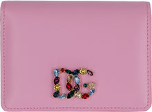 Carica l&#39;immagine nel visualizzatore di Gallery, Logo detail leather wallet
