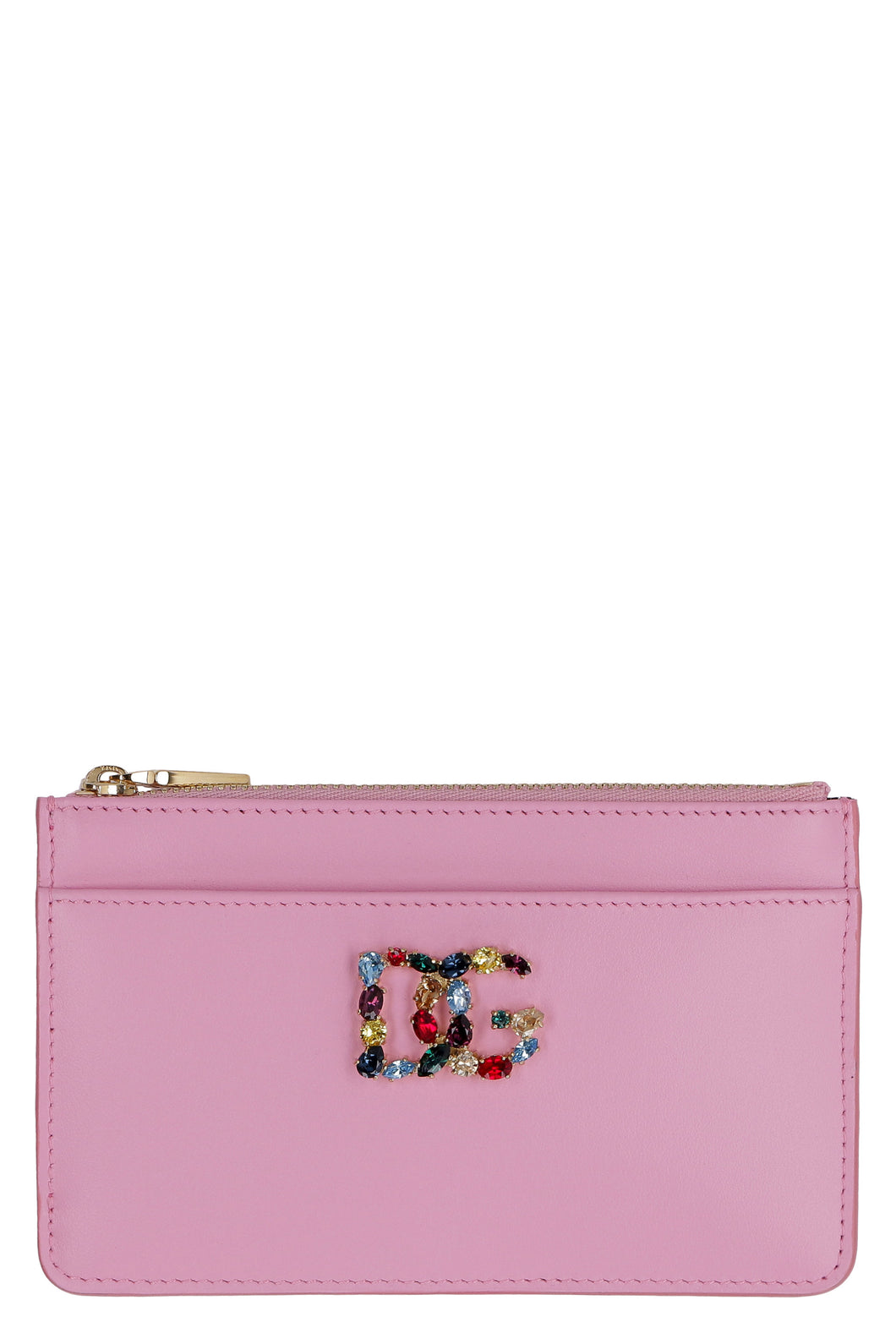 Logo detail leather wallet