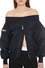 Carica l&#39;immagine nel visualizzatore di Gallery, Techno satin bomber jacket
