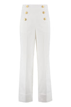 Carica l&#39;immagine nel visualizzatore di Gallery, High-waist wide-leg trousers
