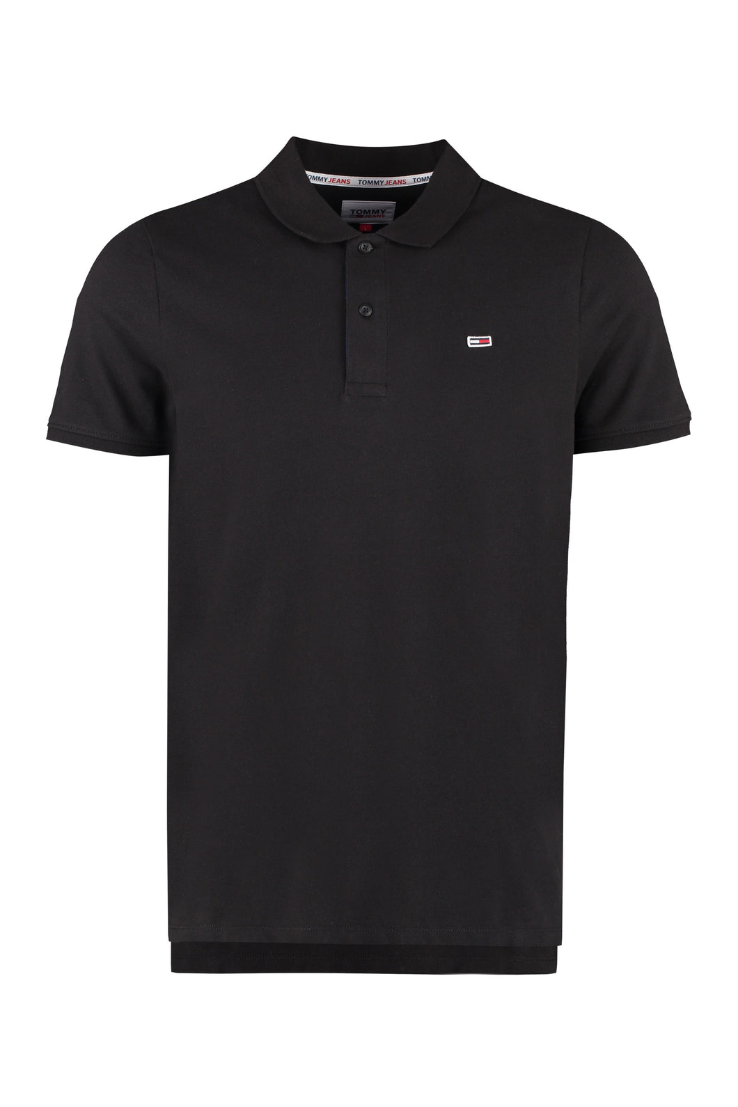 Stretch cotton piqué polo shirt