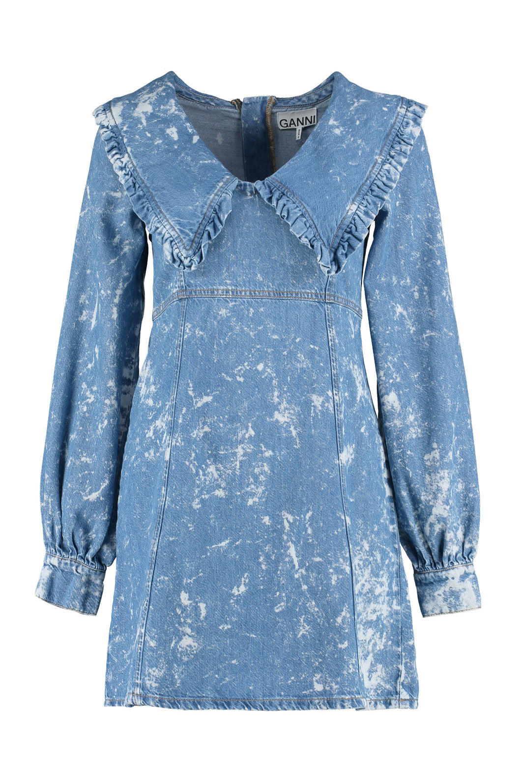Denim mini-dress