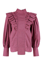 Carica l&#39;immagine nel visualizzatore di Gallery, Gingham motif shirt
