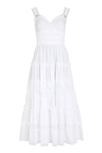 Load image into Gallery viewer, Lace inserts cotton dress
