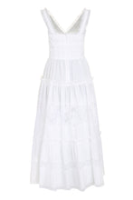 Load image into Gallery viewer, Lace inserts cotton dress
