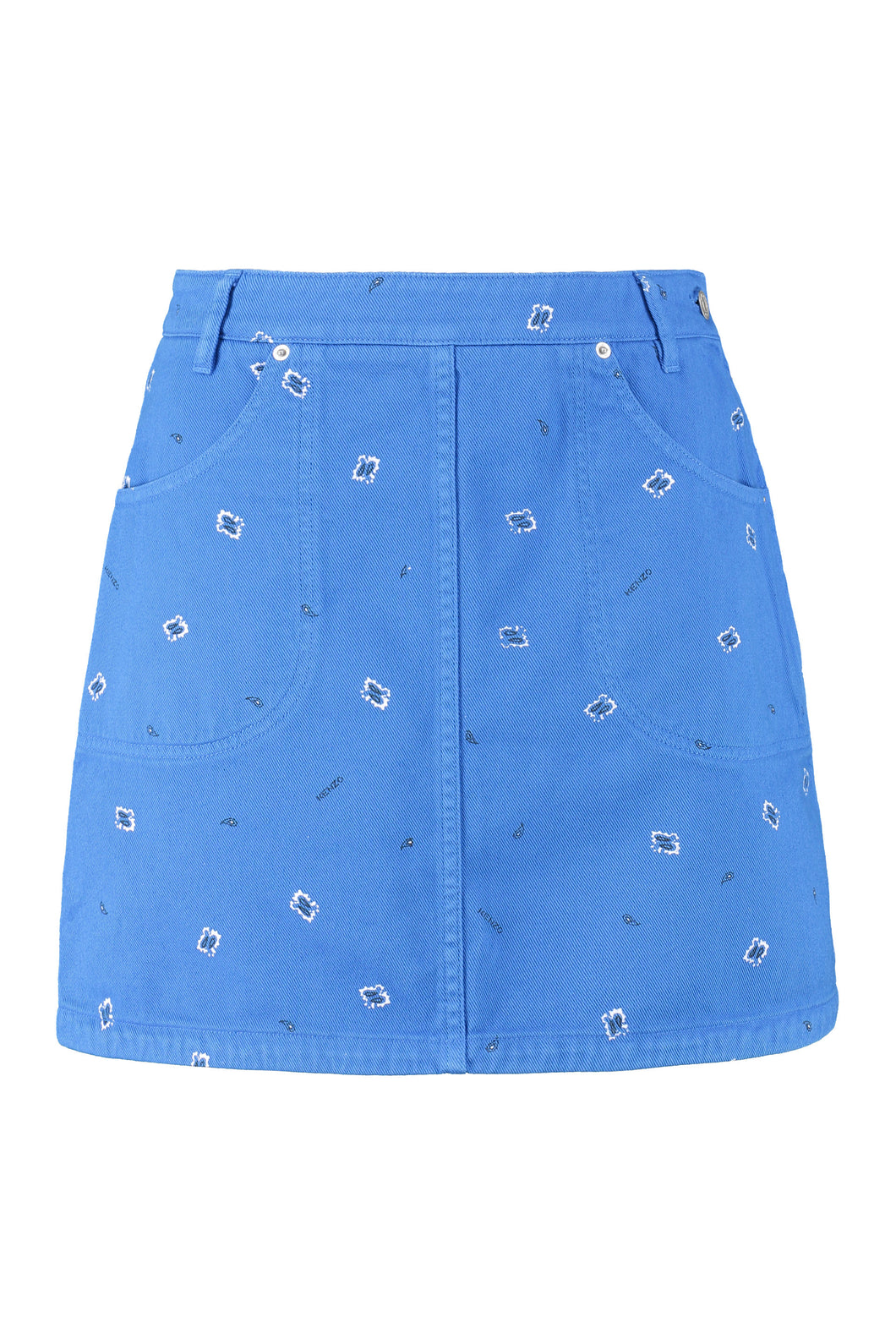 Denim mini skirt