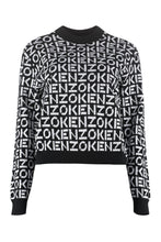 Carica l&#39;immagine nel visualizzatore di Gallery, All over logo crew-neck sweater
