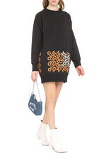 Carica l&#39;immagine nel visualizzatore di Gallery, Logo print cotton sweatdress
