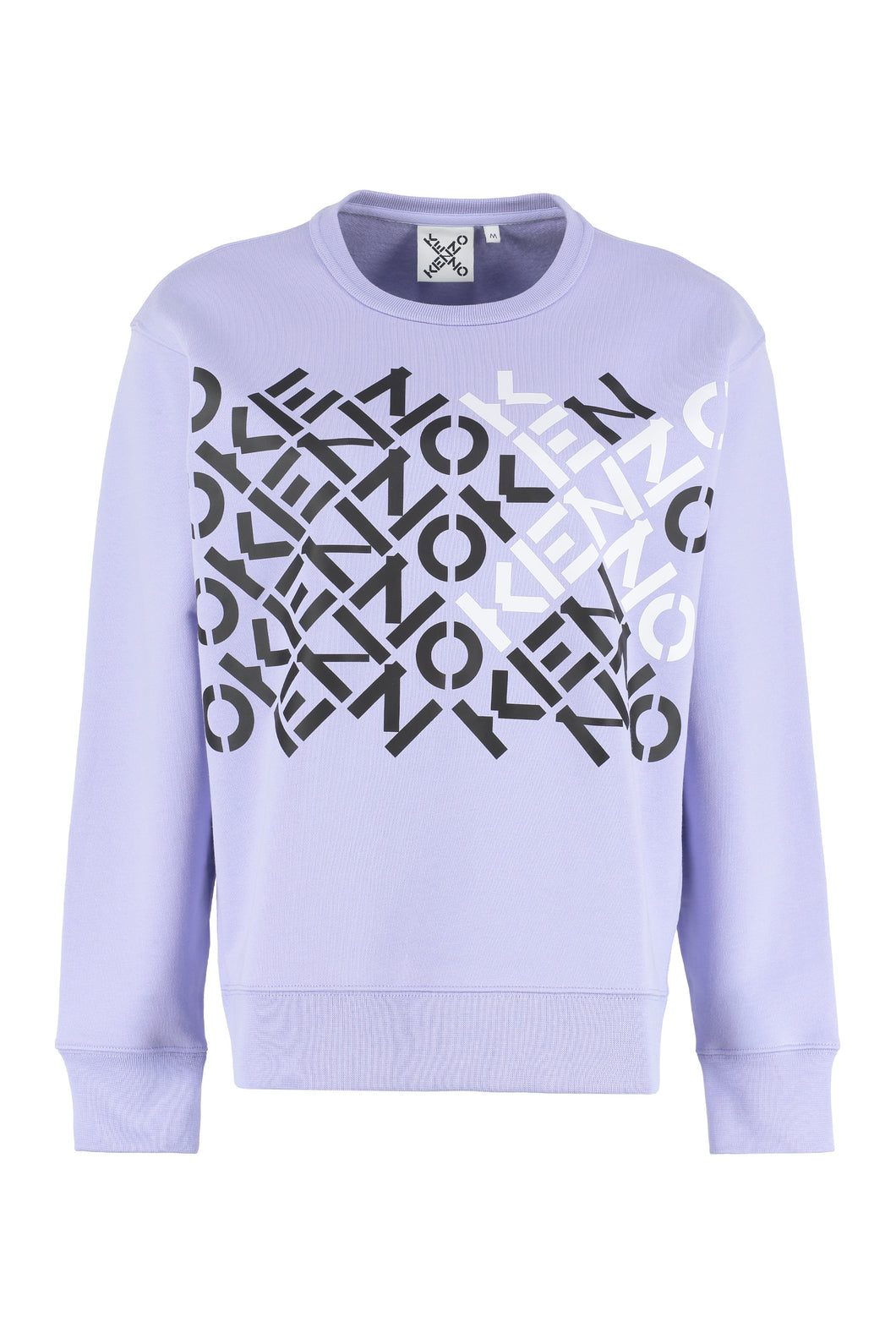 Printed crew-neck sweatshirt