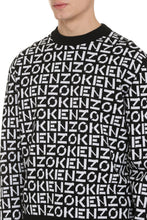 Carica l&#39;immagine nel visualizzatore di Gallery, All over logo crew-neck sweater
