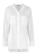 Carica l&#39;immagine nel visualizzatore di Gallery, Fingere cotton poplin shirt
