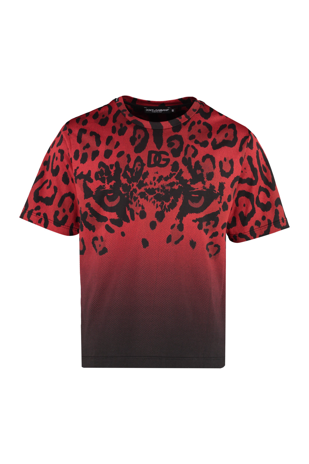 T-shirt in cotone con girocollo