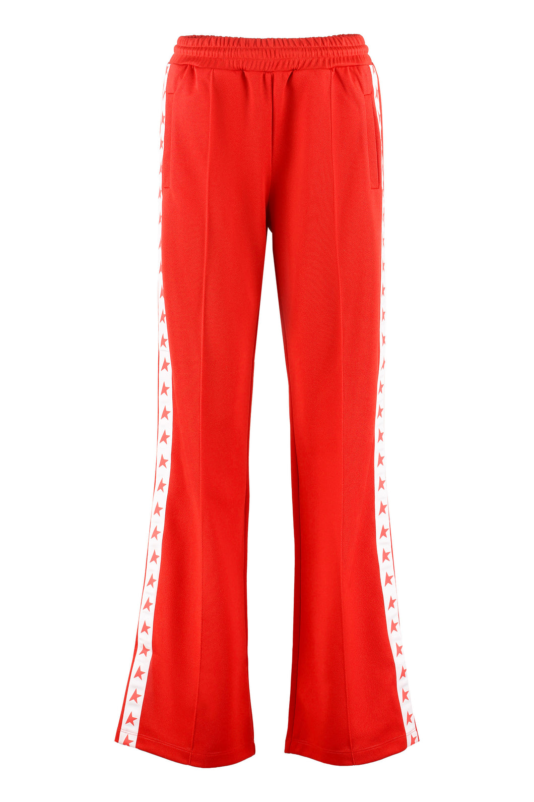 Track-pants with side logo stripes