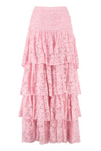 Carica l&#39;immagine nel visualizzatore di Gallery, Marsala lace skirt

