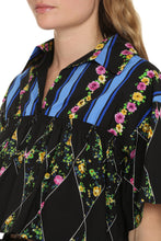 Carica l&#39;immagine nel visualizzatore di Gallery, Floral print cotton blouse
