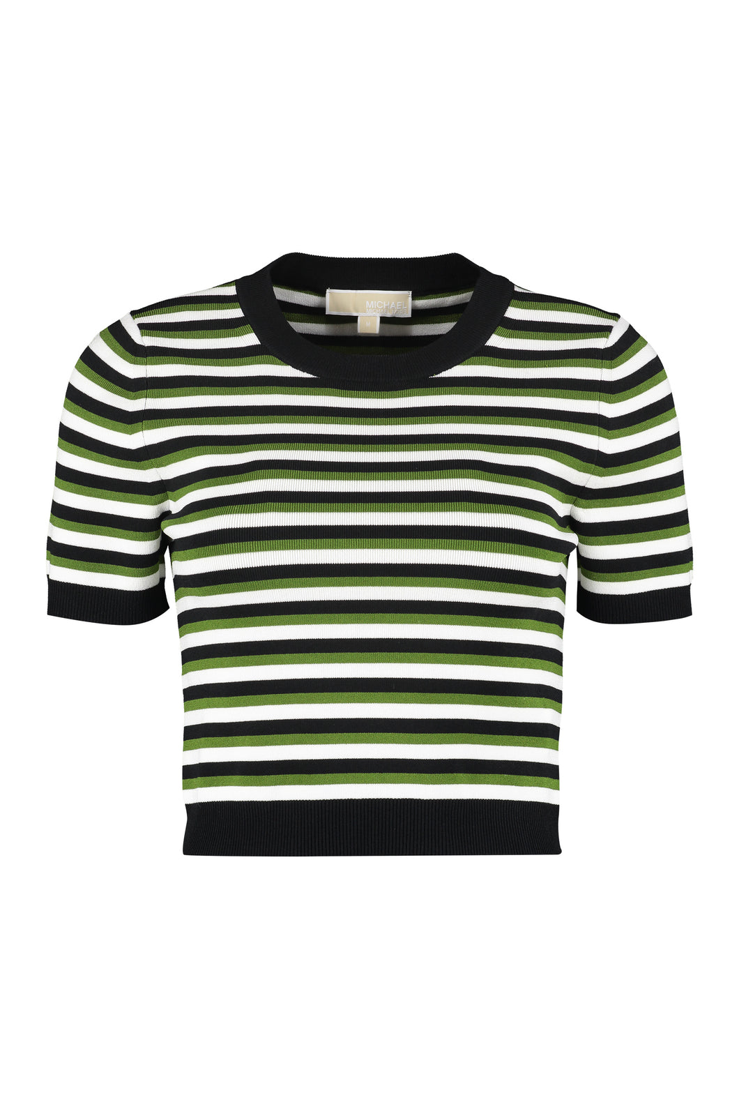Striped knit T-shirt