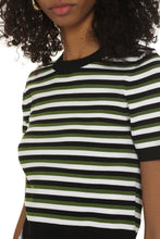 Carica l&#39;immagine nel visualizzatore di Gallery, Striped knit T-shirt
