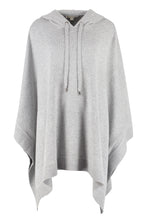 Load image into Gallery viewer, Hooded wool poncho
