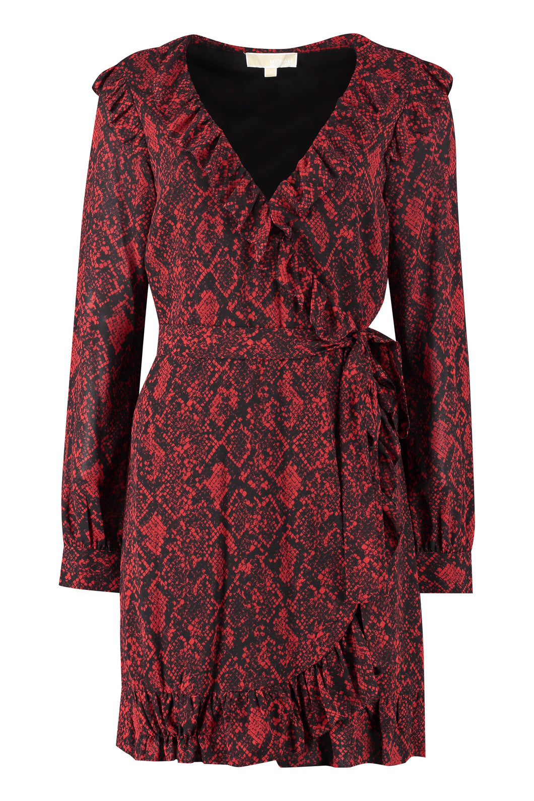 Printed georgette dress