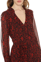 Carica l&#39;immagine nel visualizzatore di Gallery, Printed georgette dress
