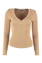 Carica l&#39;immagine nel visualizzatore di Gallery, Ribbed knit pullover
