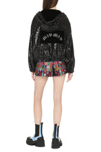 Load image into Gallery viewer, Sequin full-zip sweatshirt
